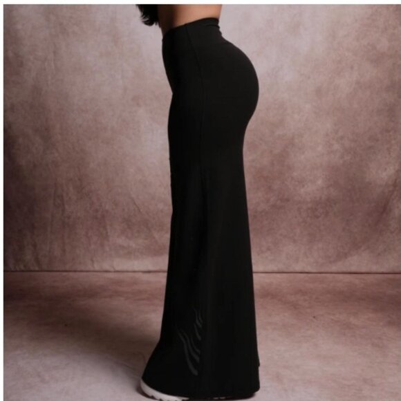 NWT DARC SPORT SINGLE WOLF WIDE LEG ENERGY PANT LEGGINGS, Black | Size Medium - Picture 4 of 9